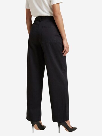 Wide leg Pantaloni 'Jdyselma Hw Barrel Pant Pnt 15367918' di Jaqueline de Yong in nero