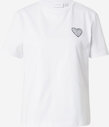 VILA T-shirt 'MORA' i vit: framsida