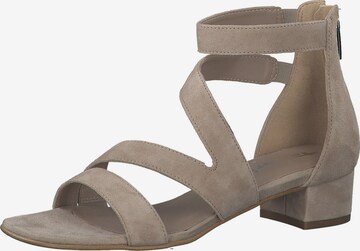 TAMARIS Strap Sandals in Grey: front