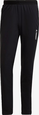 ADIDAS TERREX Slimfit Sportbroek 'Xperior' in Zwart: voorkant