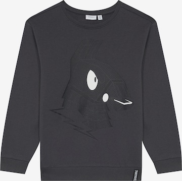 NAME IT Collegepaita 'NKMSKALL FORTNITE' värissä harmaa: etupuoli