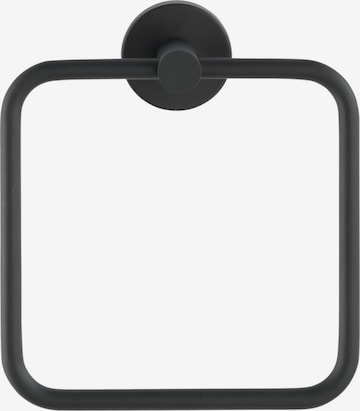 Wenko Toilet Accessories in Black: front