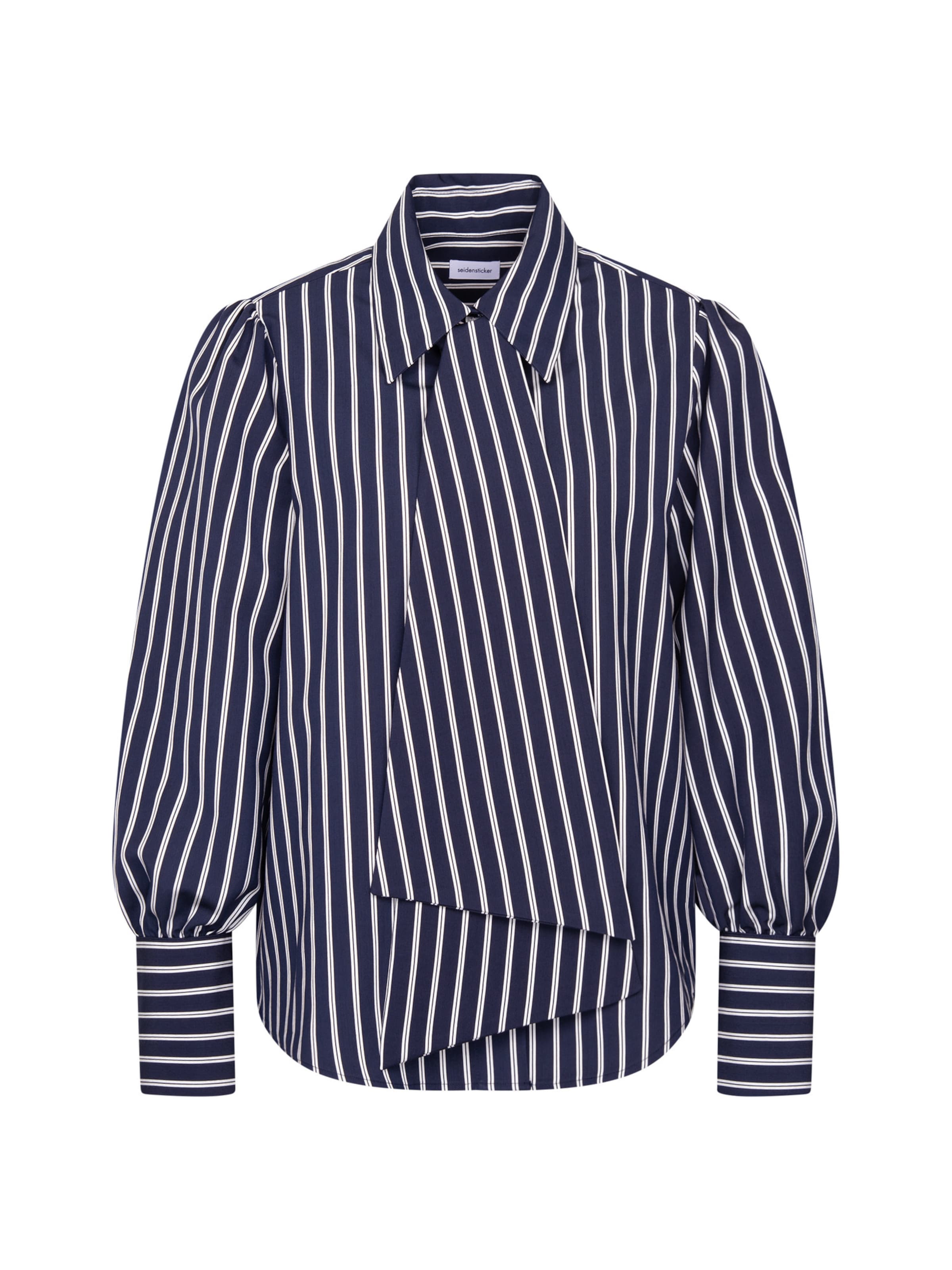 SEIDENSTICKER Blouse in Blauw: voorkant