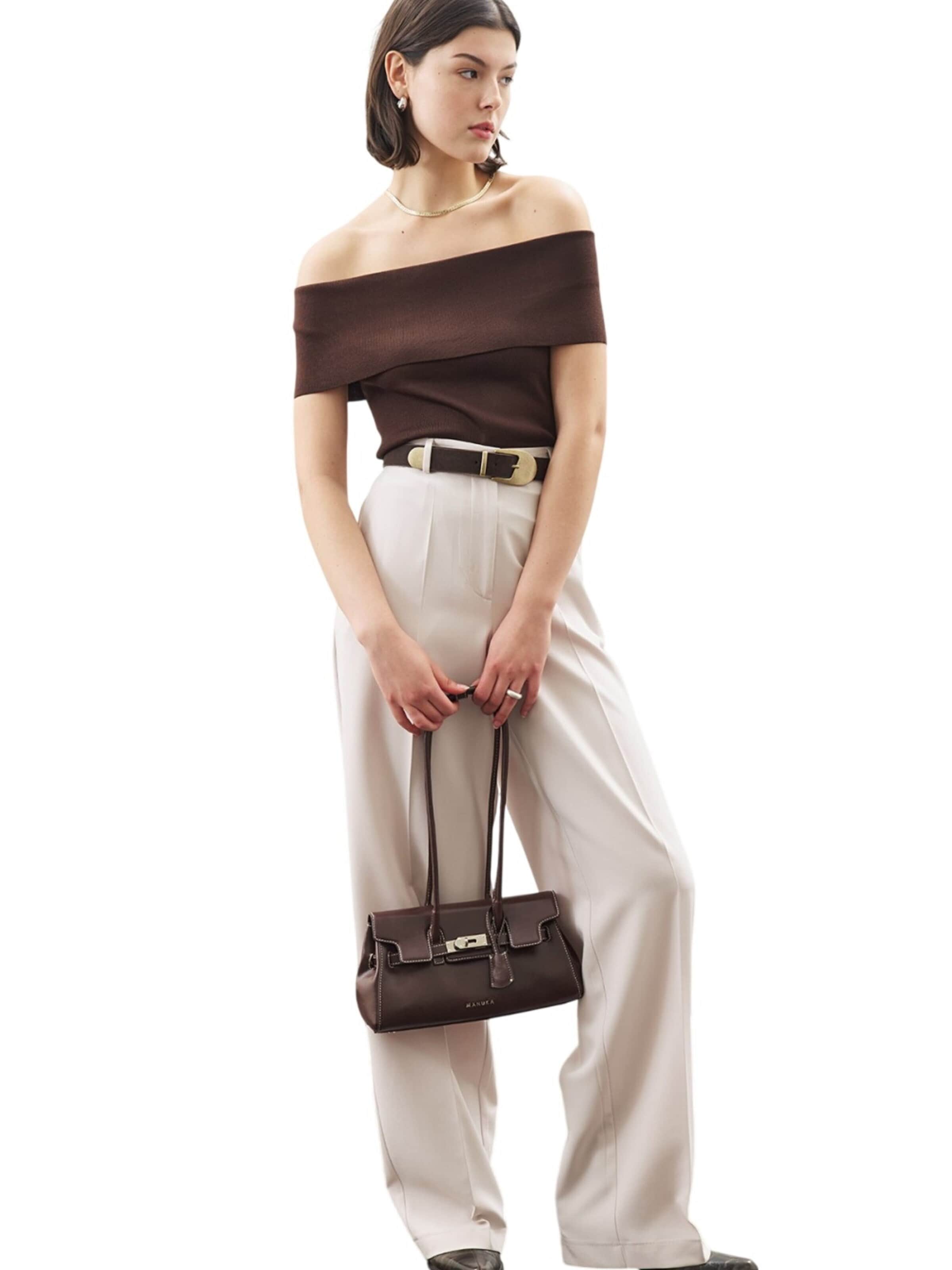 MANUKA Regular Trousers in Beige
