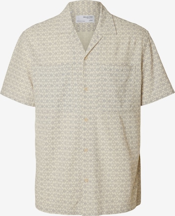 SELECTED HOMME Comfort fit Overhemd in Beige: voorkant