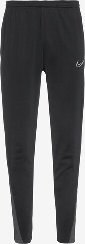 NIKE Regular Workout Pants in Black: front