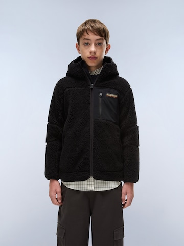 NAPAPIJRI Fleece jacket 'Yupik 4' in Black: front