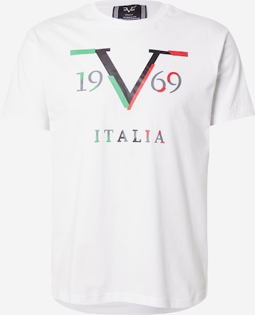 T-Shirt 'Pedro' 19V69 ITALIA en blanc : devant