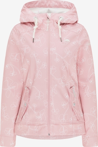 Veste fonctionnelle Schmuddelwedda en rose : devant