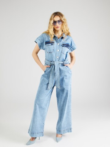 Lollys Laundry Jumpsuit 'Mathilde' in Blauw: voorkant