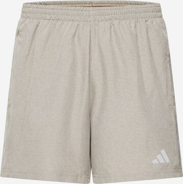 ADIDAS PERFORMANCE Sportshorts 'Own The Run Heather' in Grün: predná strana