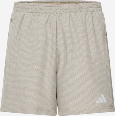 ADIDAS PERFORMANCE Workout Pants 'Own The Run Heather' in Pastel green / Silver, Item view