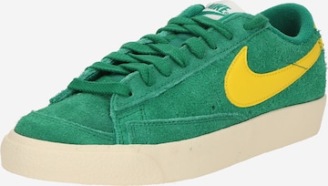 Nike Sportswear Matalavartiset tennarit 'Blazer ´77 Vintage' värissä vihreä: etupuoli