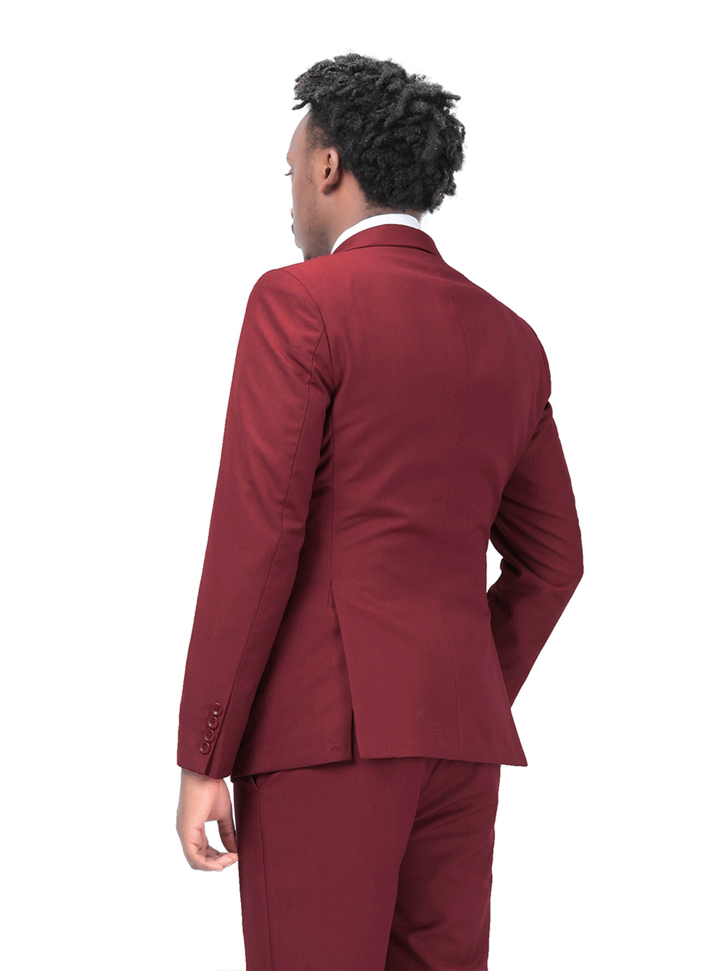 Youthup Slim fit Suit Jacket in Red