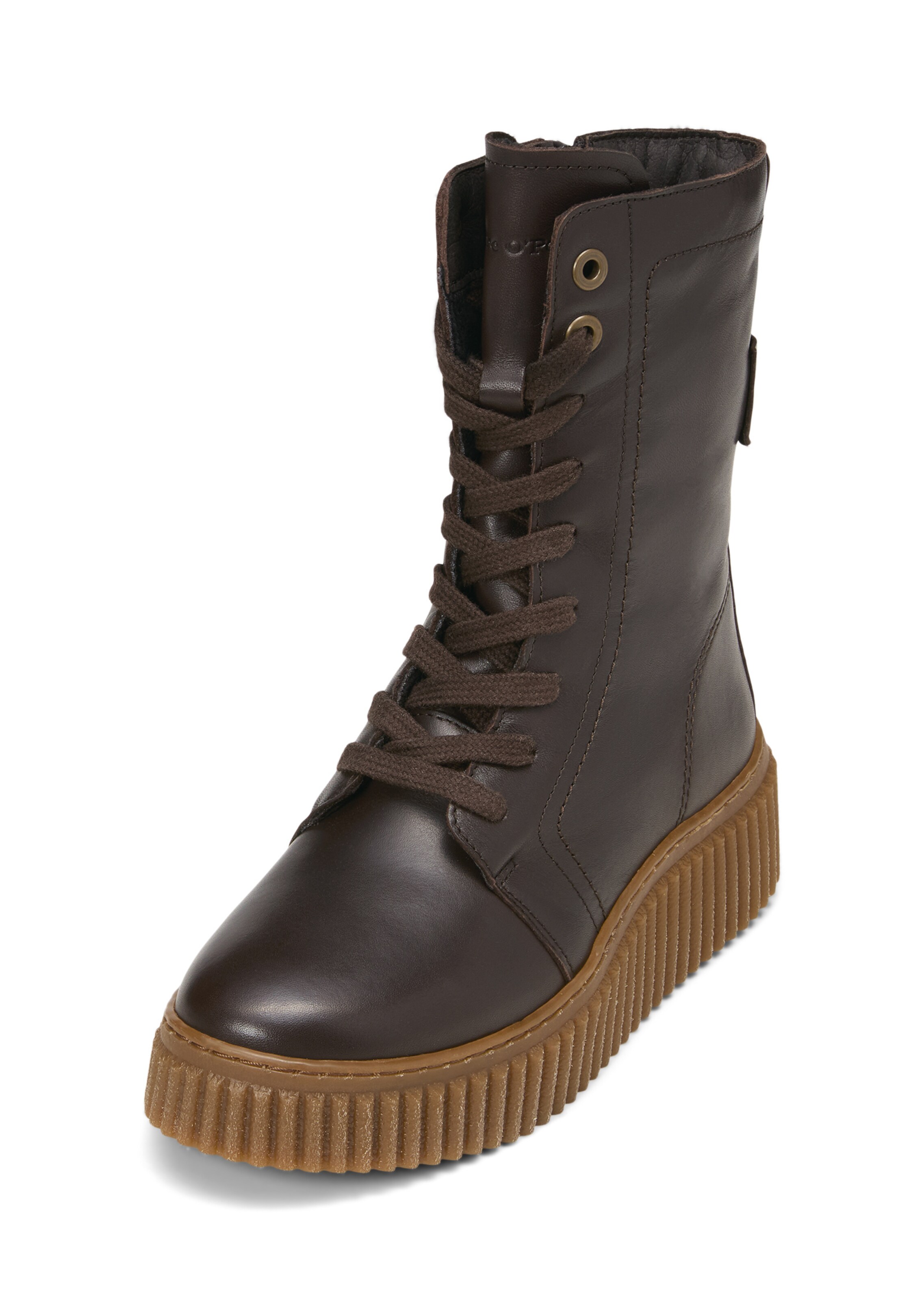 Marc O'Polo Schnürstiefel in Beige