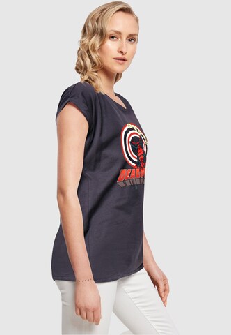 ABSOLUTE CULT T-Shirt 'Deadpool - Upside Down' in Blau