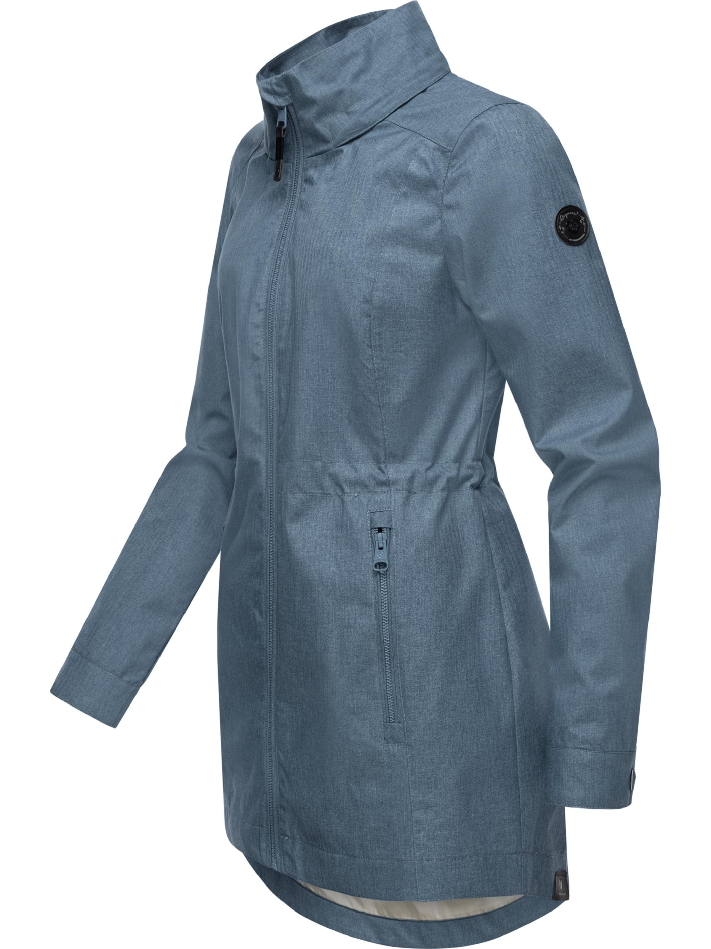 Ragwear Funktsionaalne mantel 'Dakkota II', värv sinine