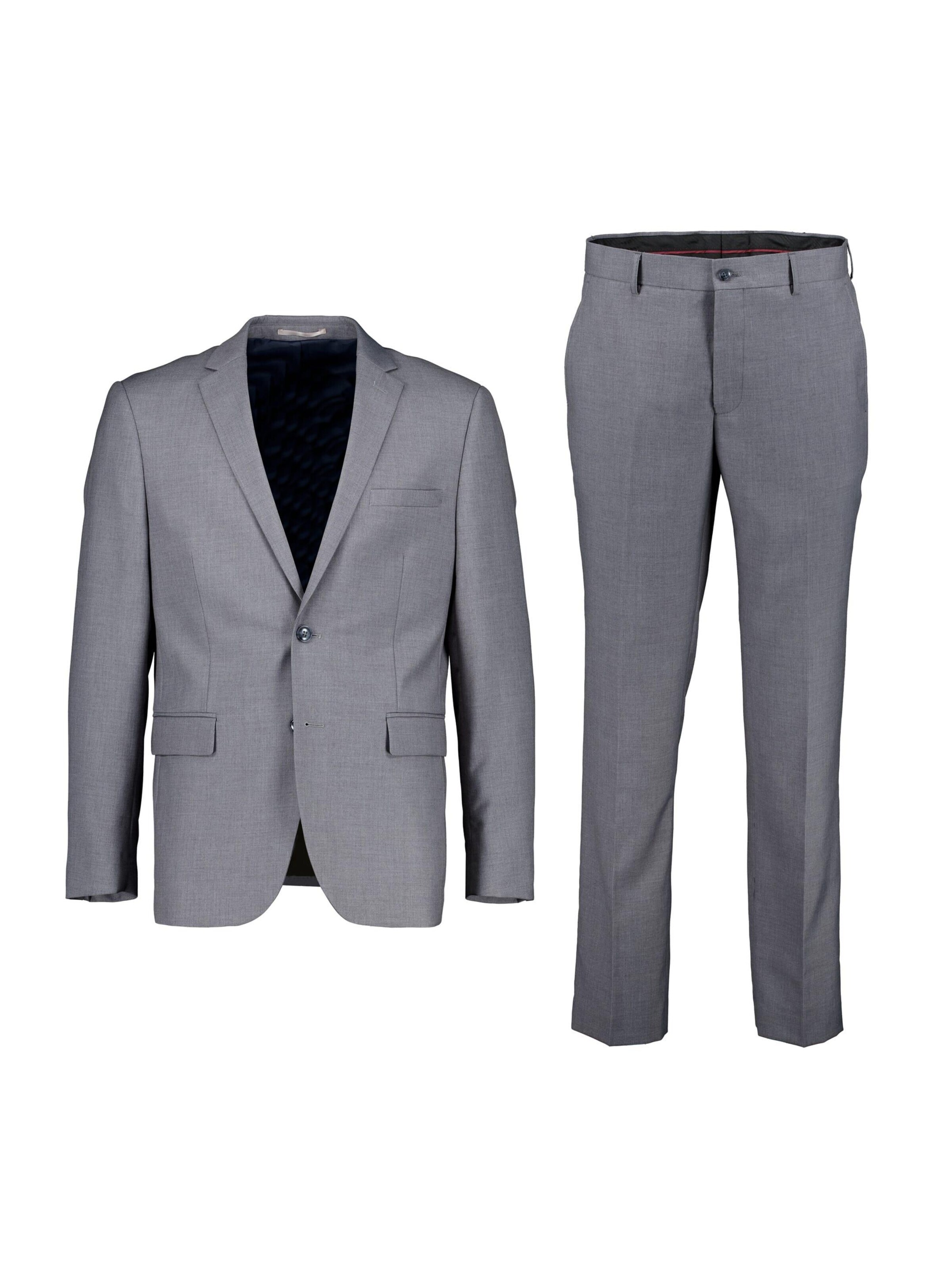 Lindbergh Regular Suit in Grey: front