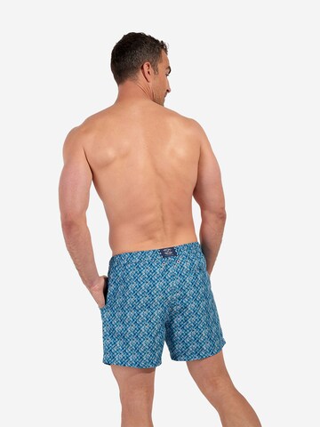 HOM Swimming shorts ' Beach Boxer Camaiore ' in Blue