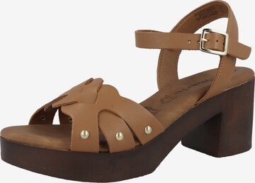 TAMARIS Sandals in Brown: front