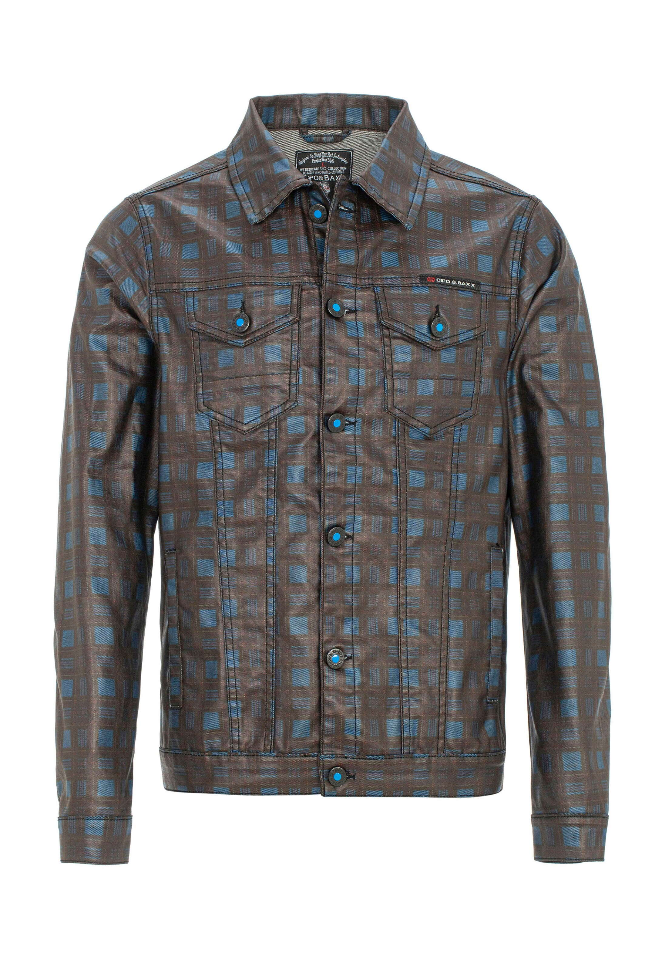 CIPO & BAXX Jacke in Blau: Vorderseite