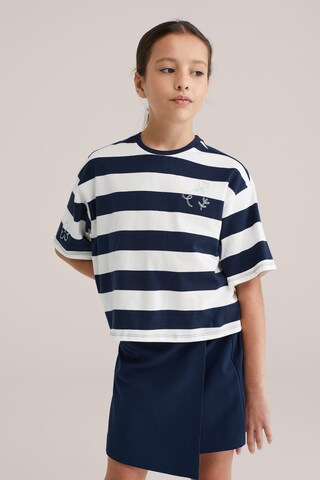 WE Fashion Shirt in Blue: front