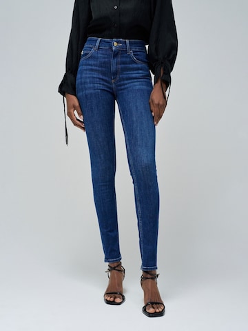 Salsa Jeans Skinny Jeans 'Destiny' in Blauw: voorkant