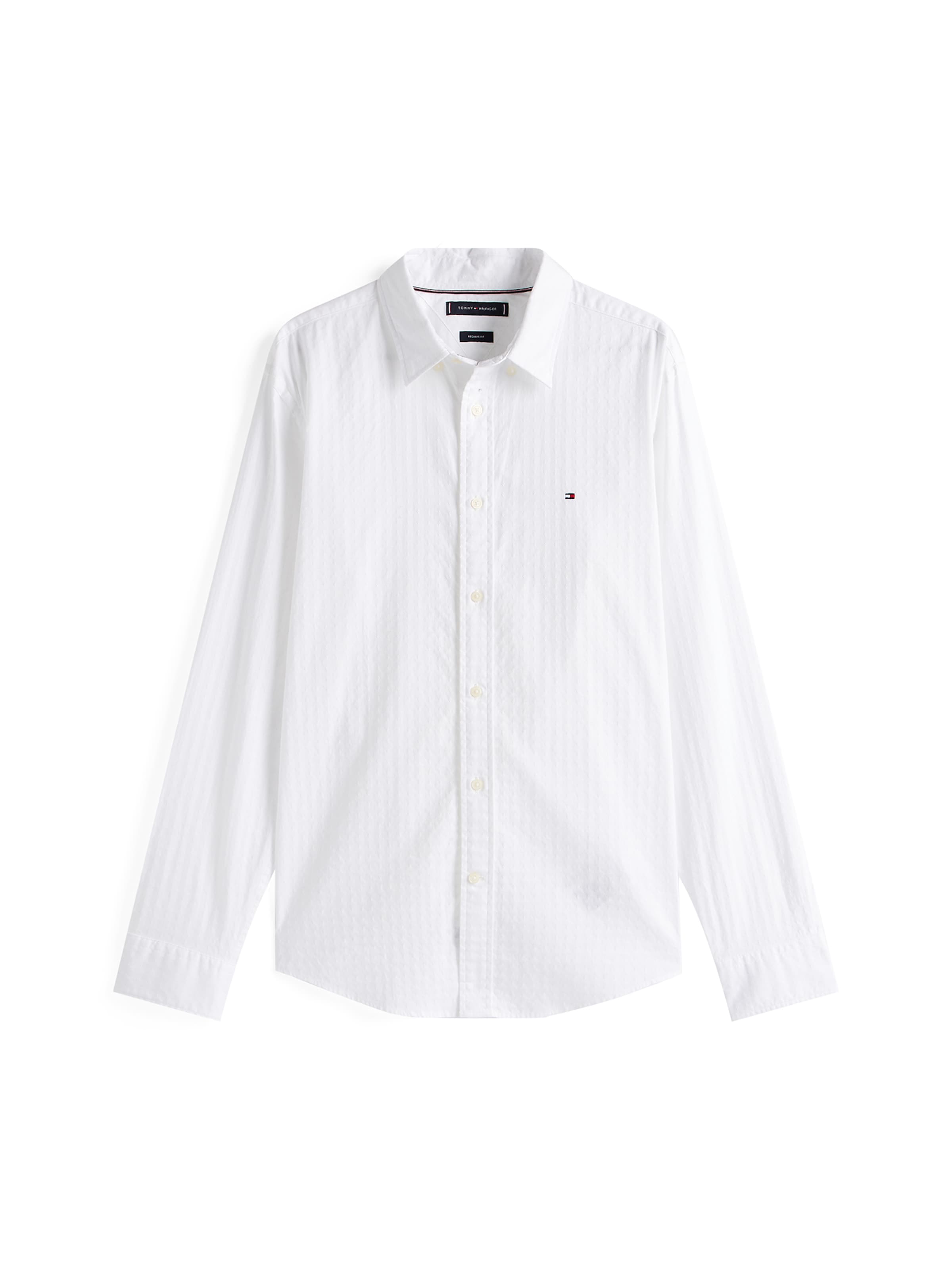 TOMMY HILFIGER Regular fit Button Up Shirt in White: front