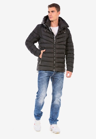 CIPO & BAXX Winterjacke in Schwarz