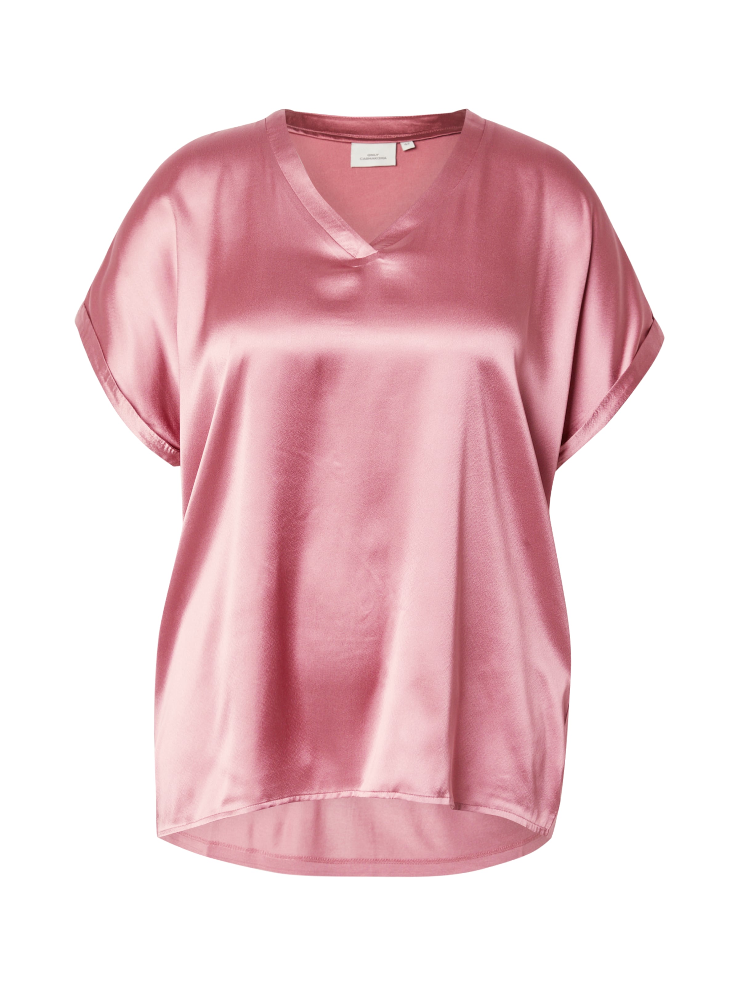 ONLY Carmakoma - Blusa 'CARBrynja' en rosa: frente