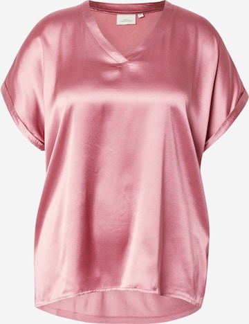 Camicia da donna 'CARBrynja' di ONLY Carmakoma in rosa: frontale
