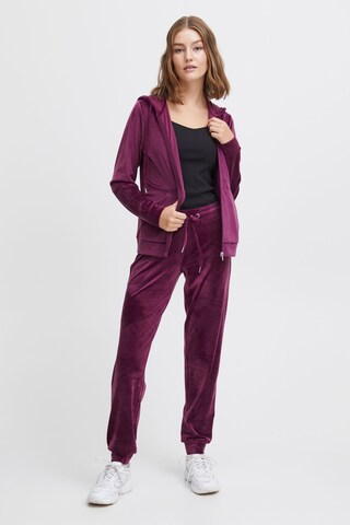 Oxmo Sweatvest 'Itanna' in Lila