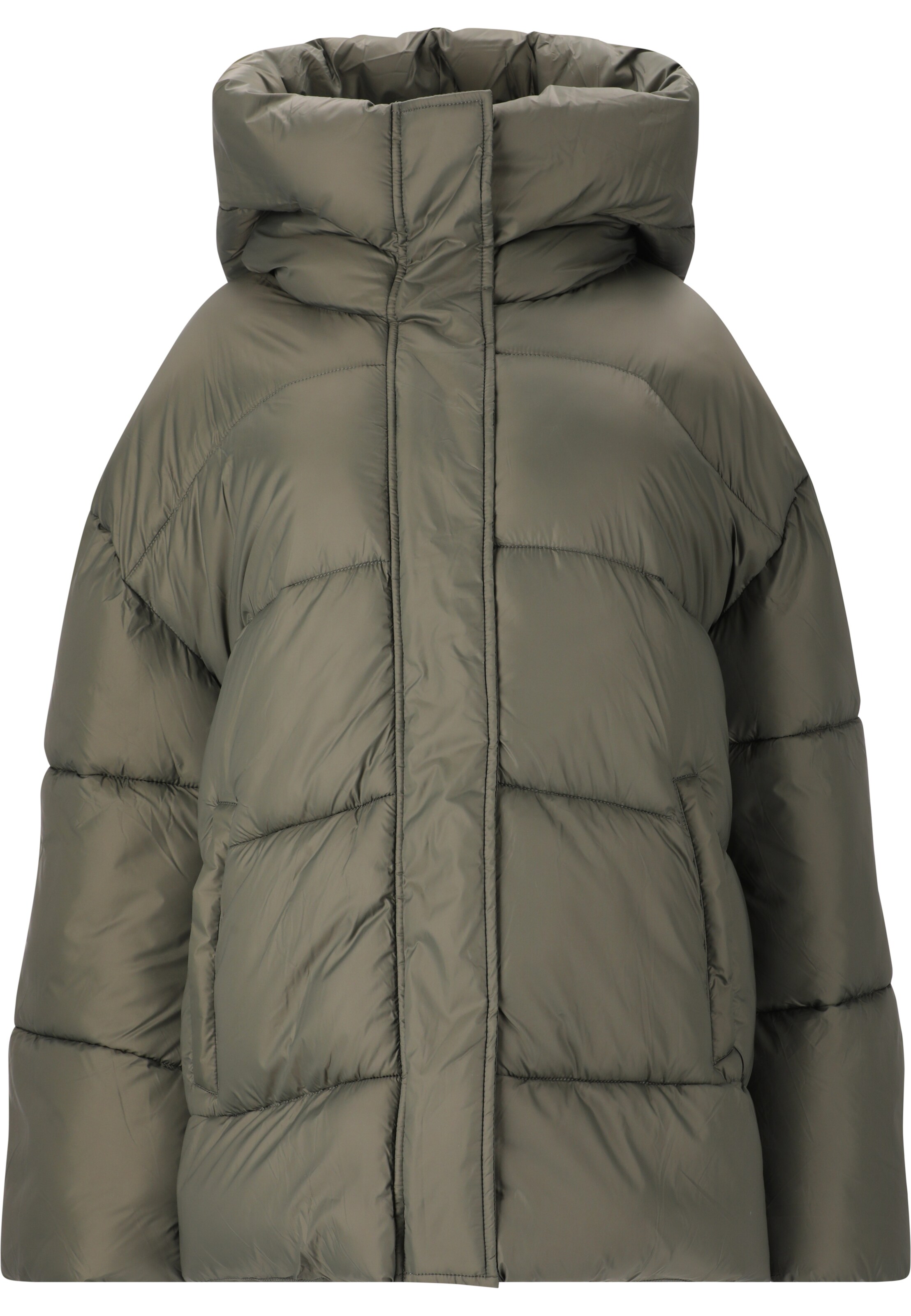 Athlecia Steppjacke in Grau: Vorderseite