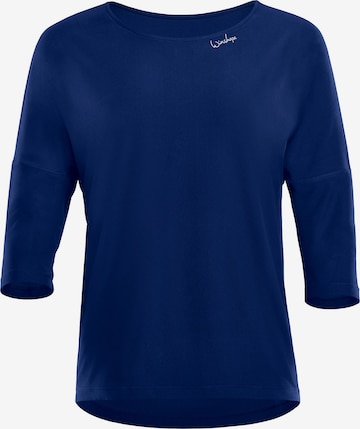 T-shirt fonctionnel 'DT111LS' Winshape en bleu : devant