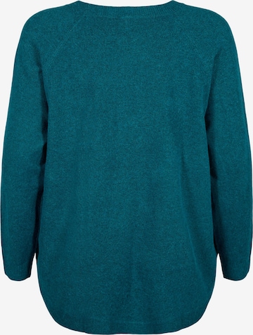 Pull-over 'Sunny' Zizzi en bleu