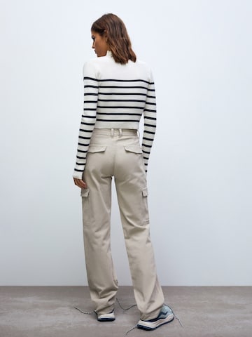 Wide leg Pantaloni eleganți de la Pull&Bear pe bej