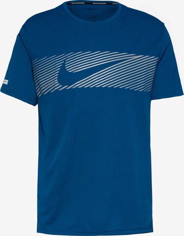 NIKE Performance Shirt 'MILER' in Blue: front
