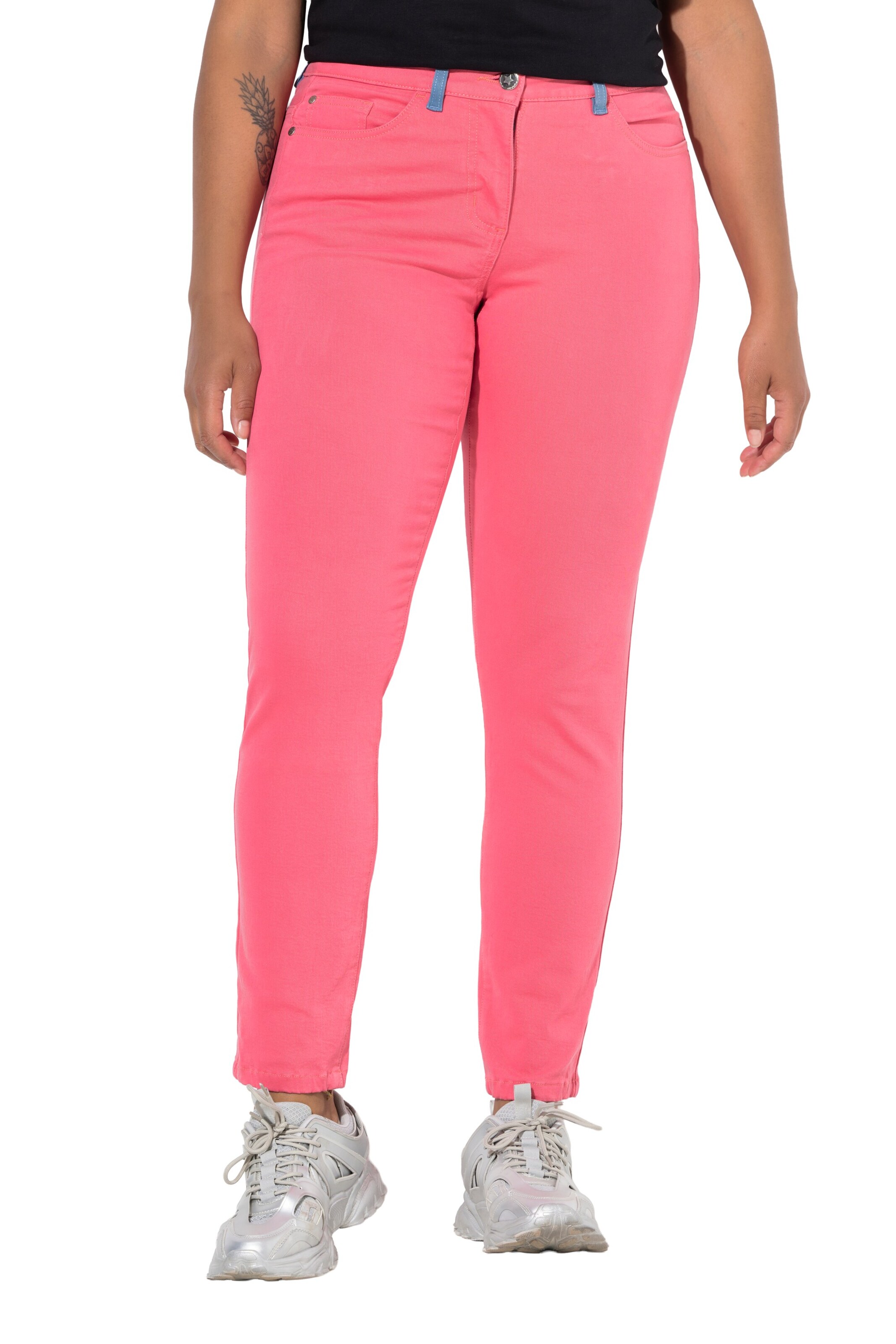 Angel of Style Slim fit Jeans in Pink: front