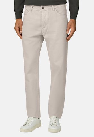 Boggi Milano Slimfit Jeans in Beige: voorkant