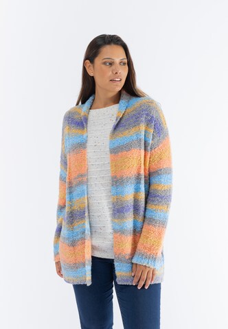 October Knit Cardigan in Mixed colors: front