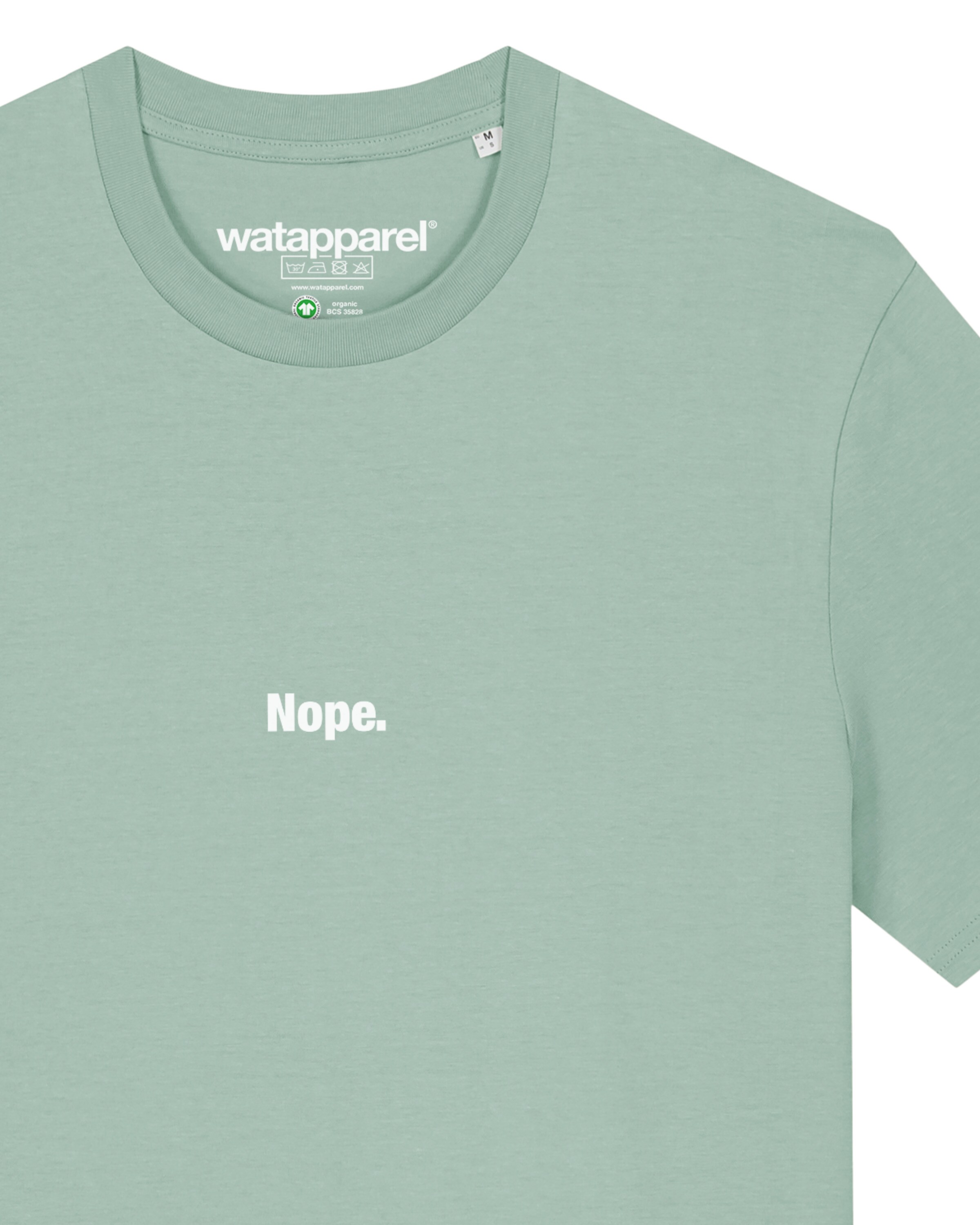 Maglietta 'Nope' di Watapparel in verde