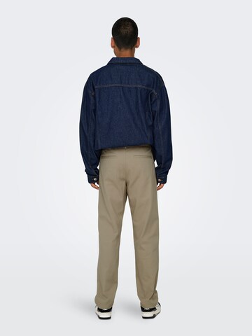 Only & Sons - regular Pantalón chino 'ONSNICKY' en beige
