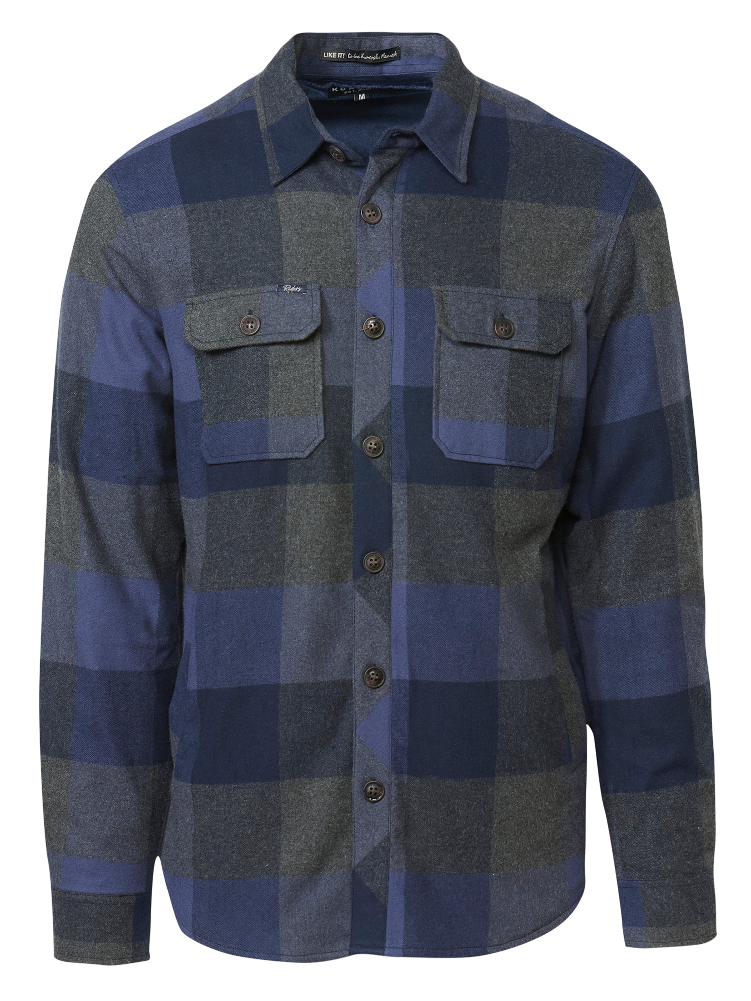 Giacca di mezza stagione di KOROSHI in blu: frontale