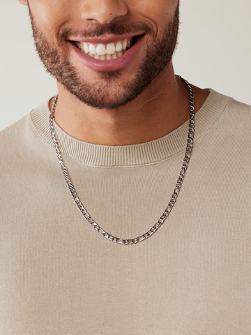Lucardi Ketting 'Statement' in Zilver: voorkant