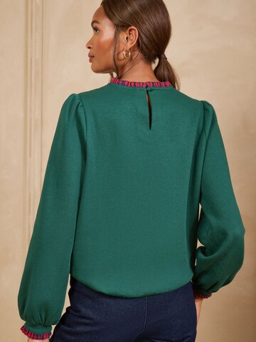 Felpa di love & roses in verde