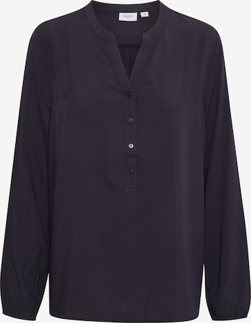 SAINT TROPEZ Blouse 'Eda' in Zwart: voorkant