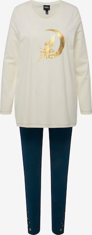 Ulla Popken Pyjama in Beige: voorkant