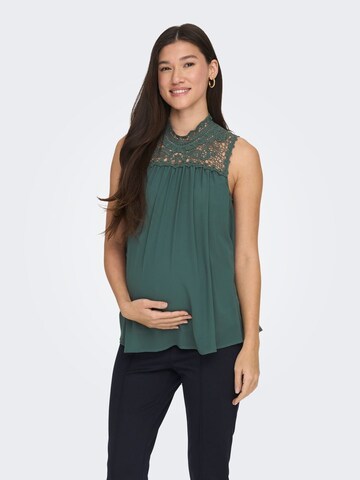 Only Maternity Top in Groen: voorkant