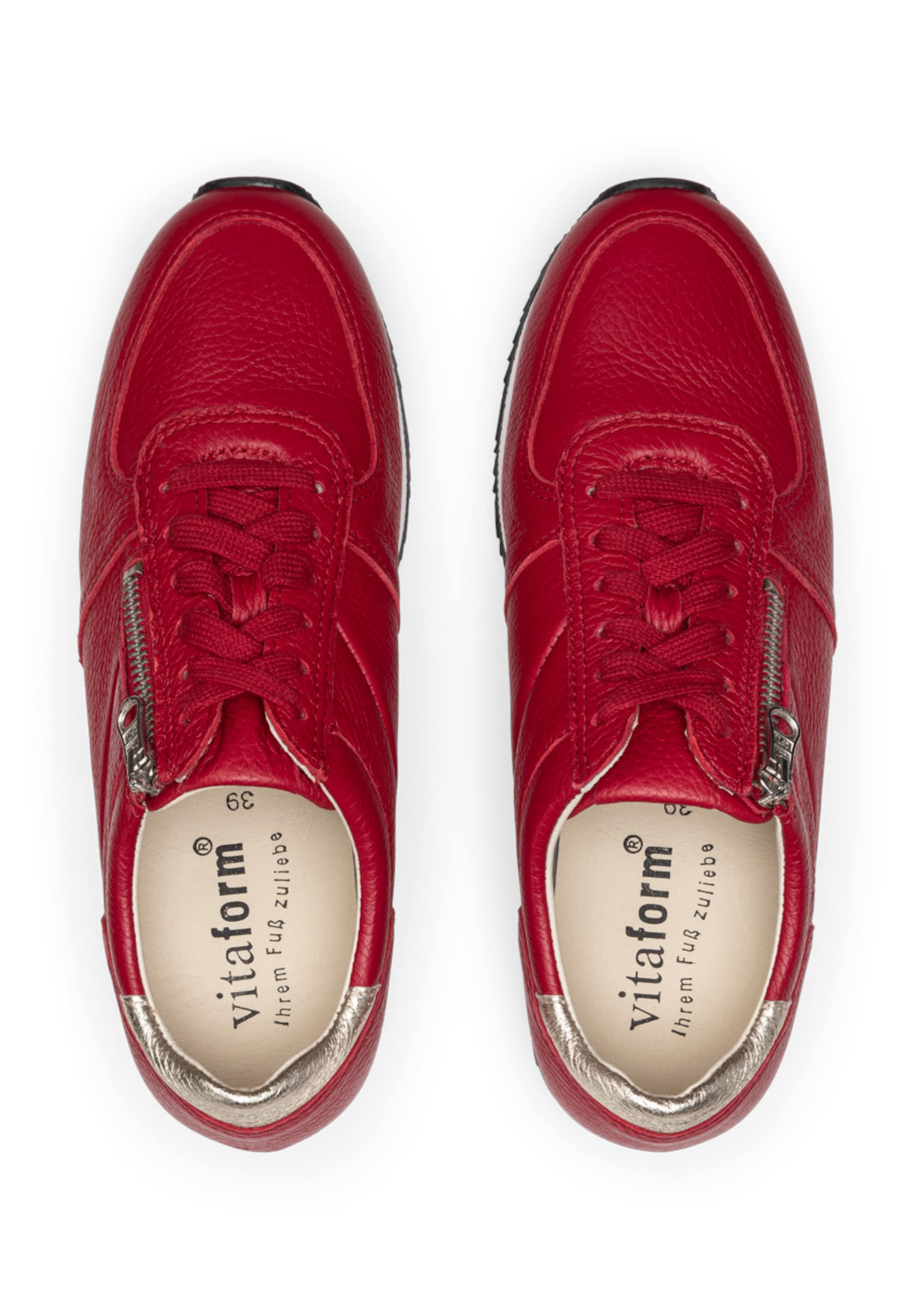 Baskets basses VITAFORM en rouge