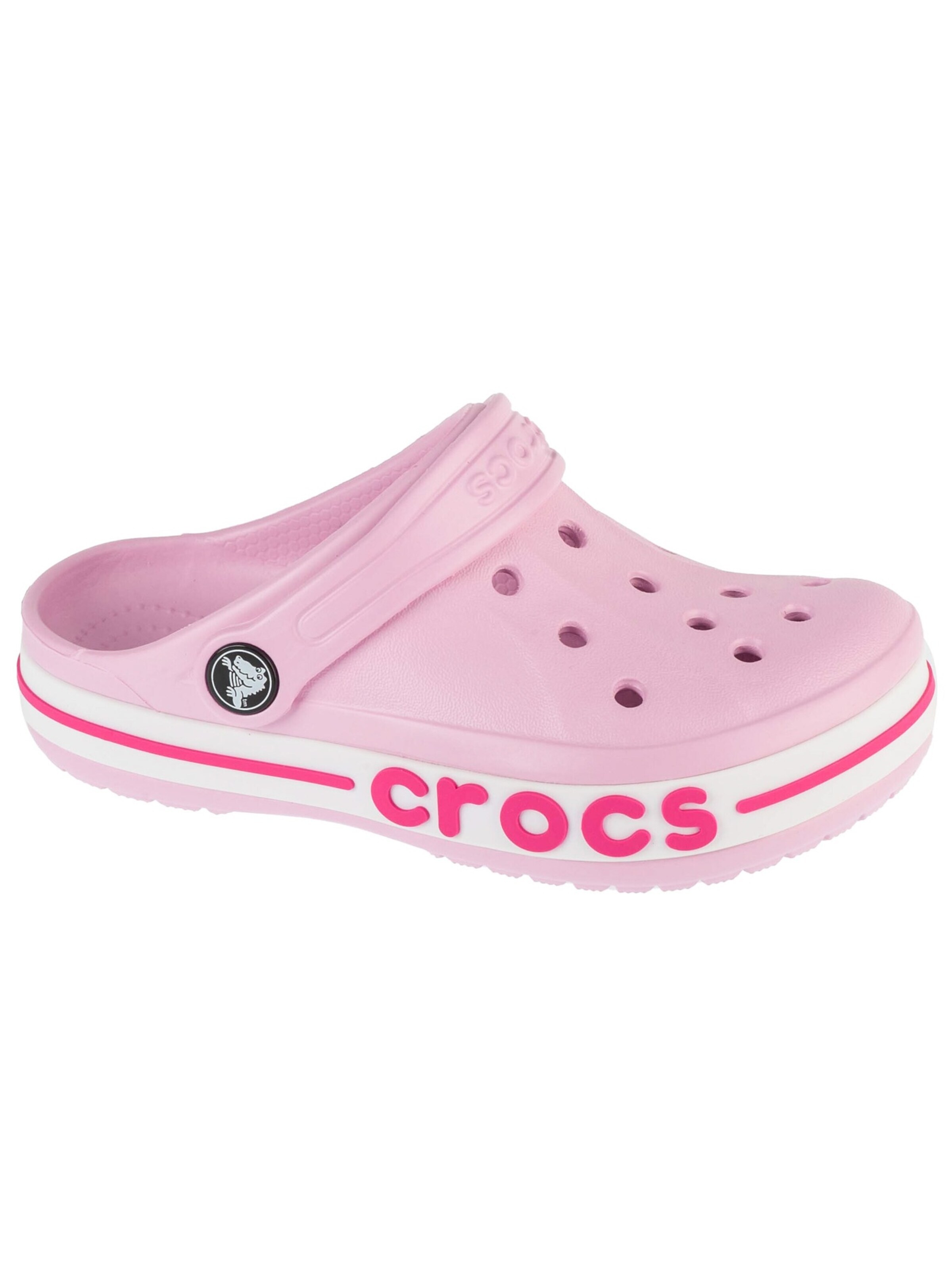 Sandales 'Crocs Bayaband Kids Clog' Crocs en rose : devant
